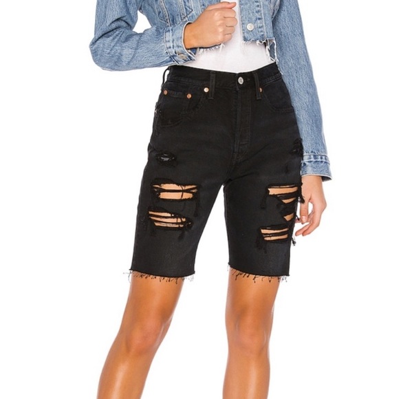 Levi's Pants - Levi's 501 NWT Premium High Rise Distressed Shorts